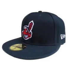 NEW ERA インディアンス キャップ ネイビー71/8 (56.8cm)