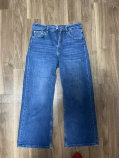 ZARA ワイドレッグデニム ブルー EUR 36
