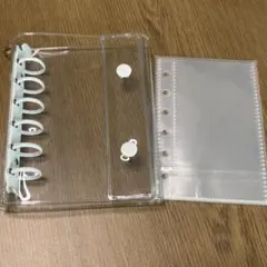 A7 クリア シール帳 リフィルセット 白