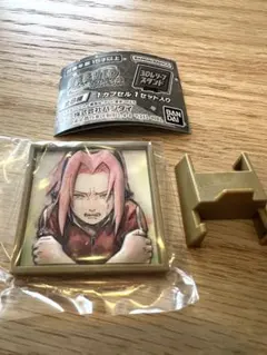 NARUTO 3Dレリーフスタンド ガチャガチャ 春野サクラ