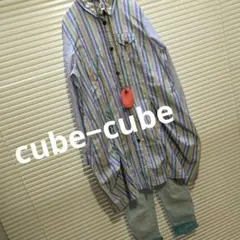cube-cube/センソユニコ❁変形ジャケット❁ストライプ/オーバーサイズ Cube-Cube | Sensounico ONLINE STORE
