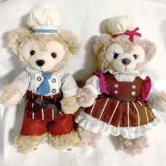 ダッフィー　シェリーメイ　ぬいぐるみバッジ　バレンタイン2015 スウィート