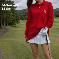 KENZO GOLF 長袖ポロシャツ レッド サイズ3のサムネイル