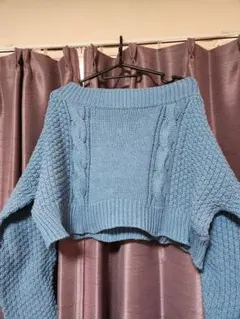 スナイデル、サマーニットトップス、ブルー