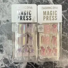 新品未開封　ダッシングディバ　マジックプレス　2個セット　ネイルチップ　フット