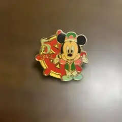 ディズニーシー5周年ミッキーマウス ピンバッジ 約4cm