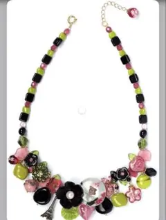 Atelier de Montsalvy ボヘミアンガラスネックレス