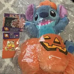 ディズニー　ハロウィン ハッピーくじ　A賞　スティッチ　ハロウィンぬいぐるみ