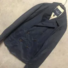 【American Eagle】XS ショート丈コート ネイビー US古着のサムネイル
