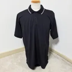 adidasgolf/アディダスゴルフ hp 企業ロゴ ポロシャツ【L】黒