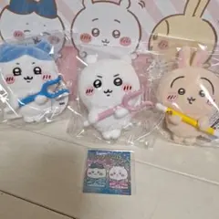 ちいかわ討伐マスコット②ちいかわハチワレうさぎ＆ノベルティステッカー★
