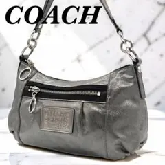 COACH poppy metallic oneshoulder y2k