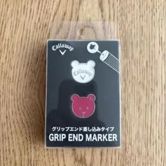 Callaway グリップエンドマーカー 2個セット ピンク ホワイト ゴルフ