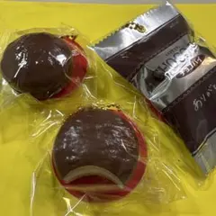 タイトー限定　ロッテチョコパイミニチュアキーホルダー　全3種コンプセット
