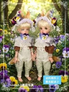imda imda3.0 キツネ耳カチューシャ3点セット ドール洋服付属しません imda imda3.0 キツネ耳カチューシャ3点セット ドール洋服付属しません