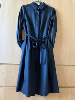 【美品】マッキントッシュフィロソフィー ウール　　ワンピース 日本製　黒