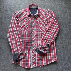 ZARA MAN 長袖チェックシャツ L