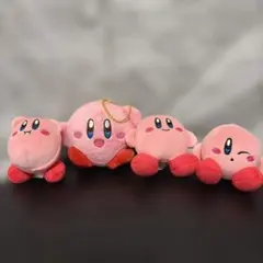 星のカービィ ぬいぐるみマスコット ボールチェーン付き　おまけ３個付き