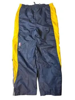 ナイロンパンツ　Nike NBA トラックパンツ XL ネイビー/イエロー