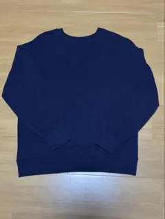 スウェットセットアップ　上ネイビー下ブラック