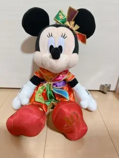 ミニーデイジー40周年　ハーモニーインカラー　ぬいぐるみバッジ　ぬいば ミニーデイジー40周年 ハーモニーインカラー ぬいぐるみバッジ