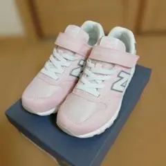 美品　new balance 996 ピンク キッズ スニーカー 20.5cm