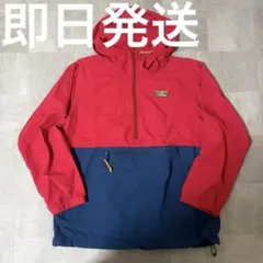 L.L.Bean キッズ マウンテンパーカー 赤×ネイビー 軽量