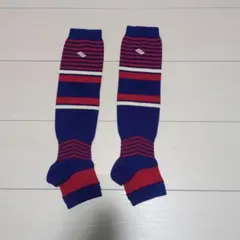 野球用 ストッキング ブルー レッド ボーダー柄のサムネイル