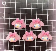 ネイルパーツ　キャラクター　マイメロ　マイメロディ　横耳　サンリオ　ぷっくり