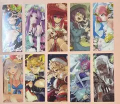 編成画面風カード 最終再臨展 FGO Fate/ Grand Order セット
