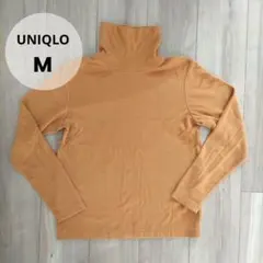 ★UNIQLO HEATTECH タートルネック マスタード M