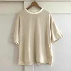 THING FABRICS ワイド パイルT ベージュ 美品 LUXEのサムネイル