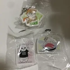 【新品未使用】モフサンド くら寿司 ラバーチャーム アクリルステッカー