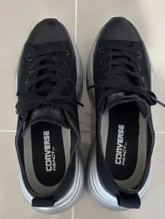 Converse REACT ブラック/シルバー スニーカー
