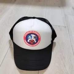 トラッカーキャップ　企業ロゴ　メッシュキャップ　古着