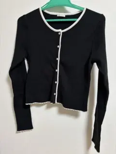 GU ブラック カーディガン M