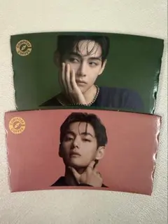 BTS V テテ コンポーズコーヒーカップスリーブ2個セット