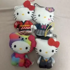 ハローキティ ぬいぐるみ 4体セット ハッピーセット マック