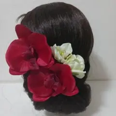 髪飾り4パーツ　成人式　卒業　ヘッドドレス