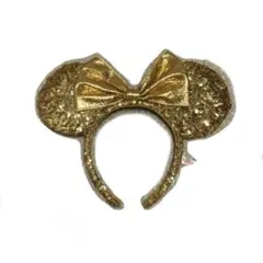 ゴールド ミニーマウス カチューシャ