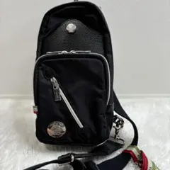 未使用に近い✨OROBIANCO オロビアンコ ボディバッグ ナイロン×レザー