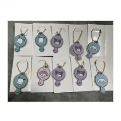 サンリオ　ぷちミラー　ラバーキーホルダー　10個セット