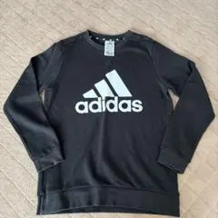 adidas トレーナー 160センチ　黒　ブラック