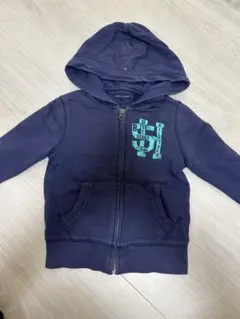 トミー ヒルフィガー　パーカー　104（100）サイズ　ネイビー