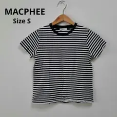 MACPHEE トゥモローランド ボーダーTシャツ 半袖 Sサイズのサムネイル