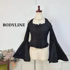 6 美品 BODYLINE フレアスリーブ　トップス　闇　病み　ゴスロリ　地雷系のサムネイル