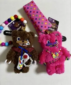 ハミクマ・ハミクマキャンディぬいぐるみキーホルダー 2点セット