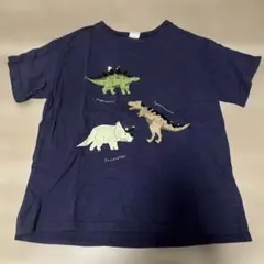 petit main 恐竜プリント Tシャツ
