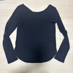 GU ニット 薄手 ブラック レディース 春服