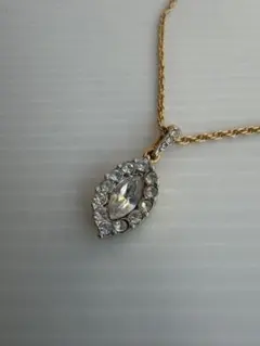 MARIO VALENTINO ネックレス クリアストーン　ヴィンテージのサムネイル